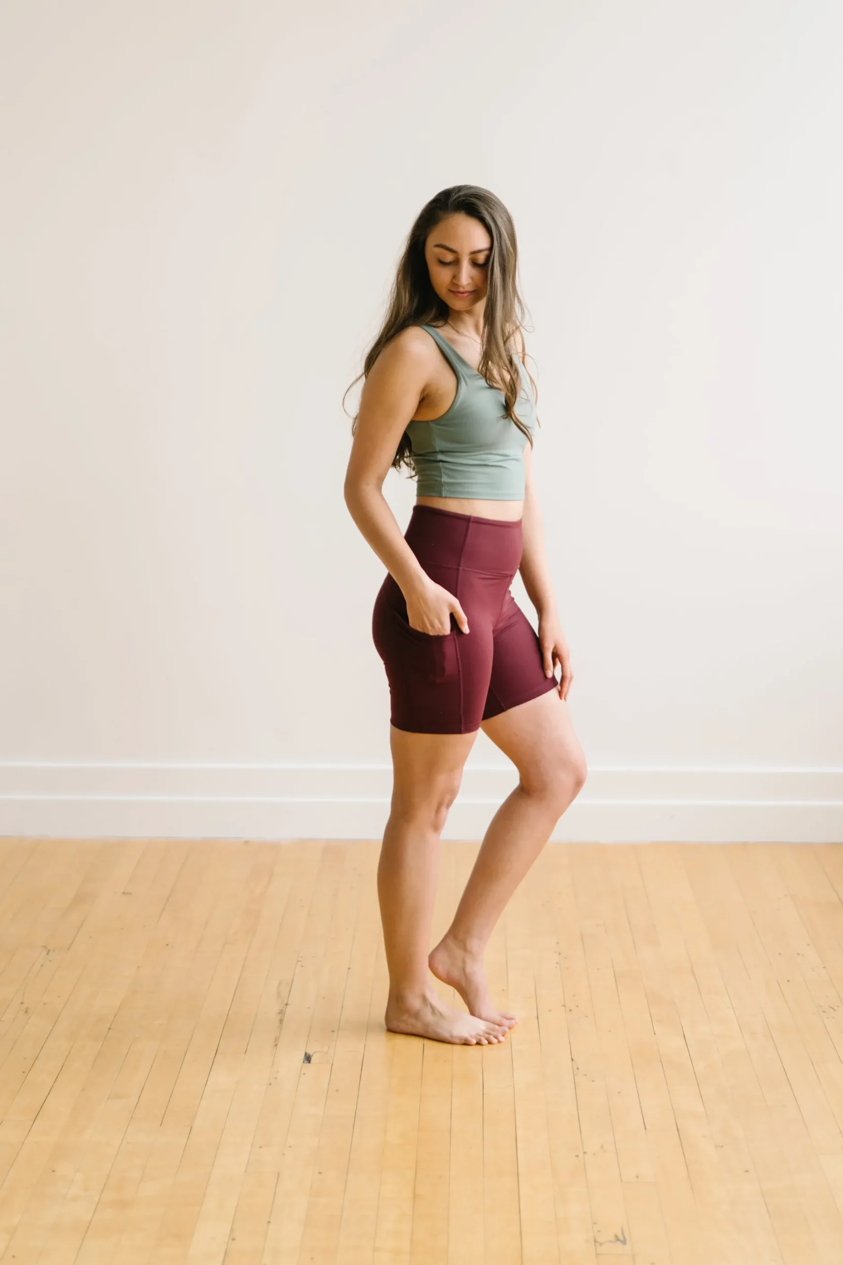 biker_shorts____burgundy_3.webp Shorts>Maven Thread Biker Shorts - 6'' - Burgundy