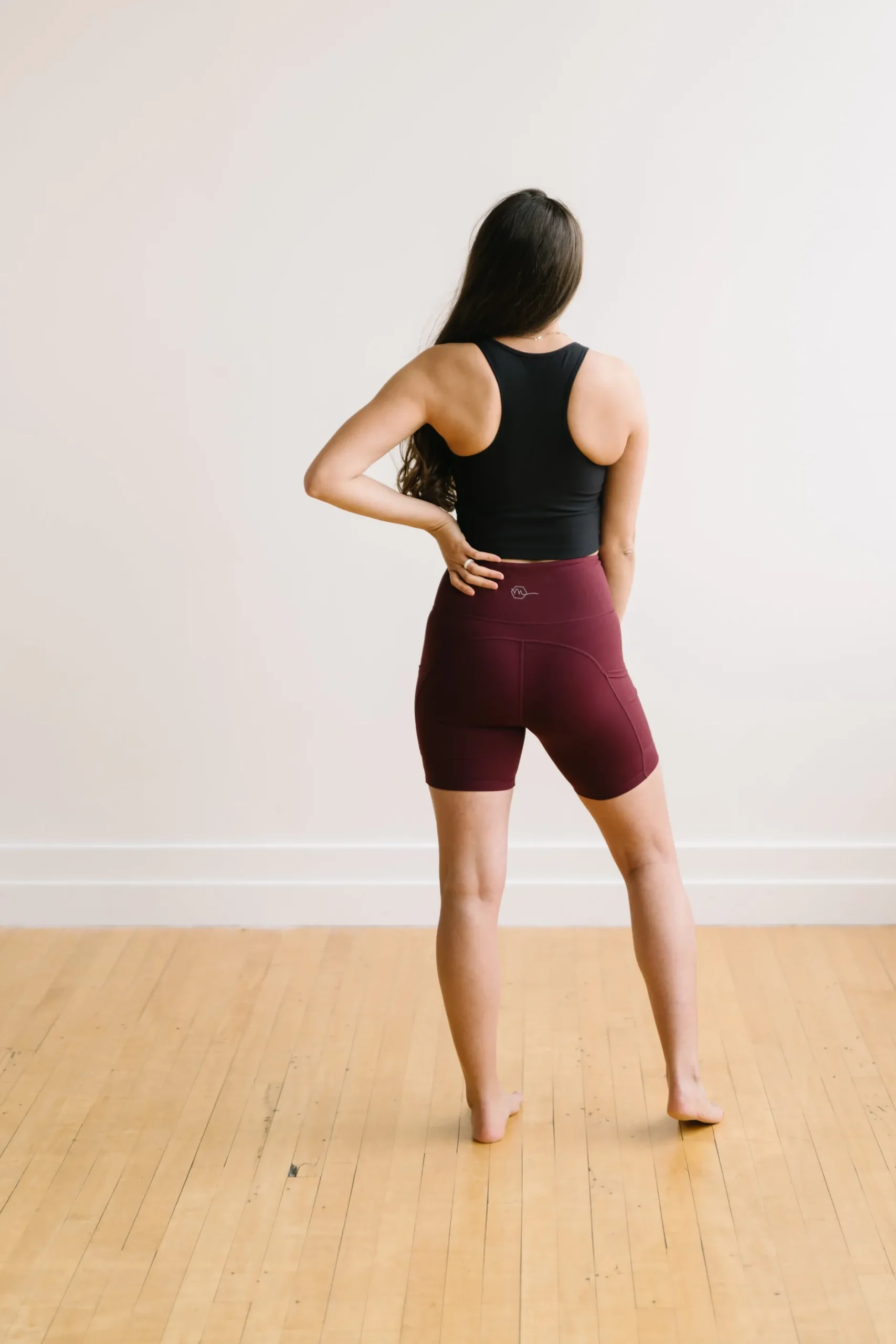 biker_shorts____burgundy_4.webp Shorts>Maven Thread Biker Shorts - 6'' - Burgundy