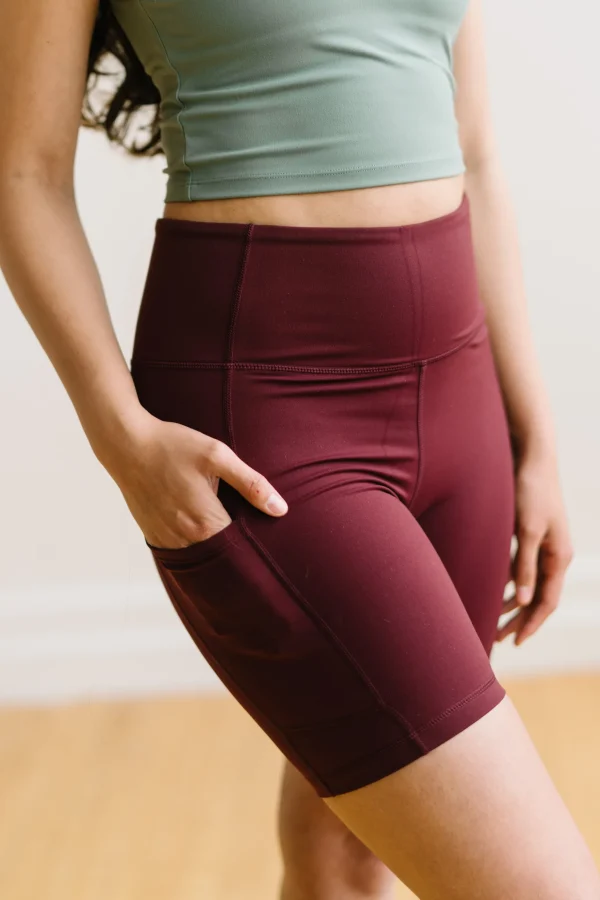 Shorts>Maven Thread Biker Shorts - 6'' - Burgundy