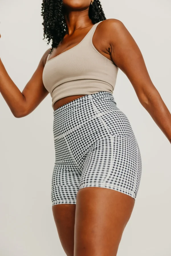 Shorts>Maven Thread Biker Shorts - 6'' - Bu0026W Gingham