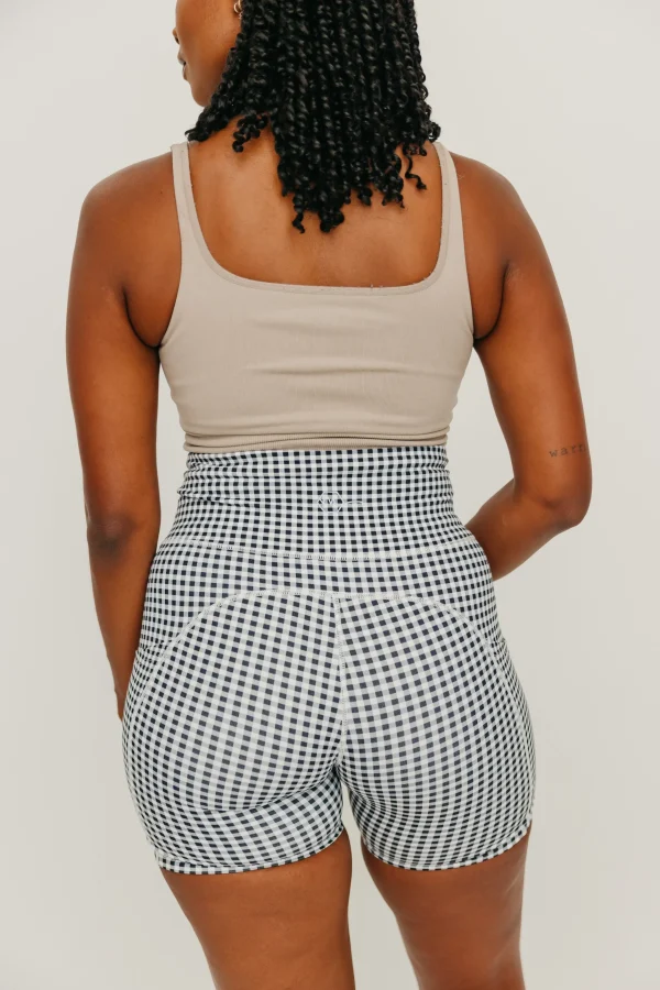 Shorts>Maven Thread Biker Shorts - 6'' - Bu0026W Gingham