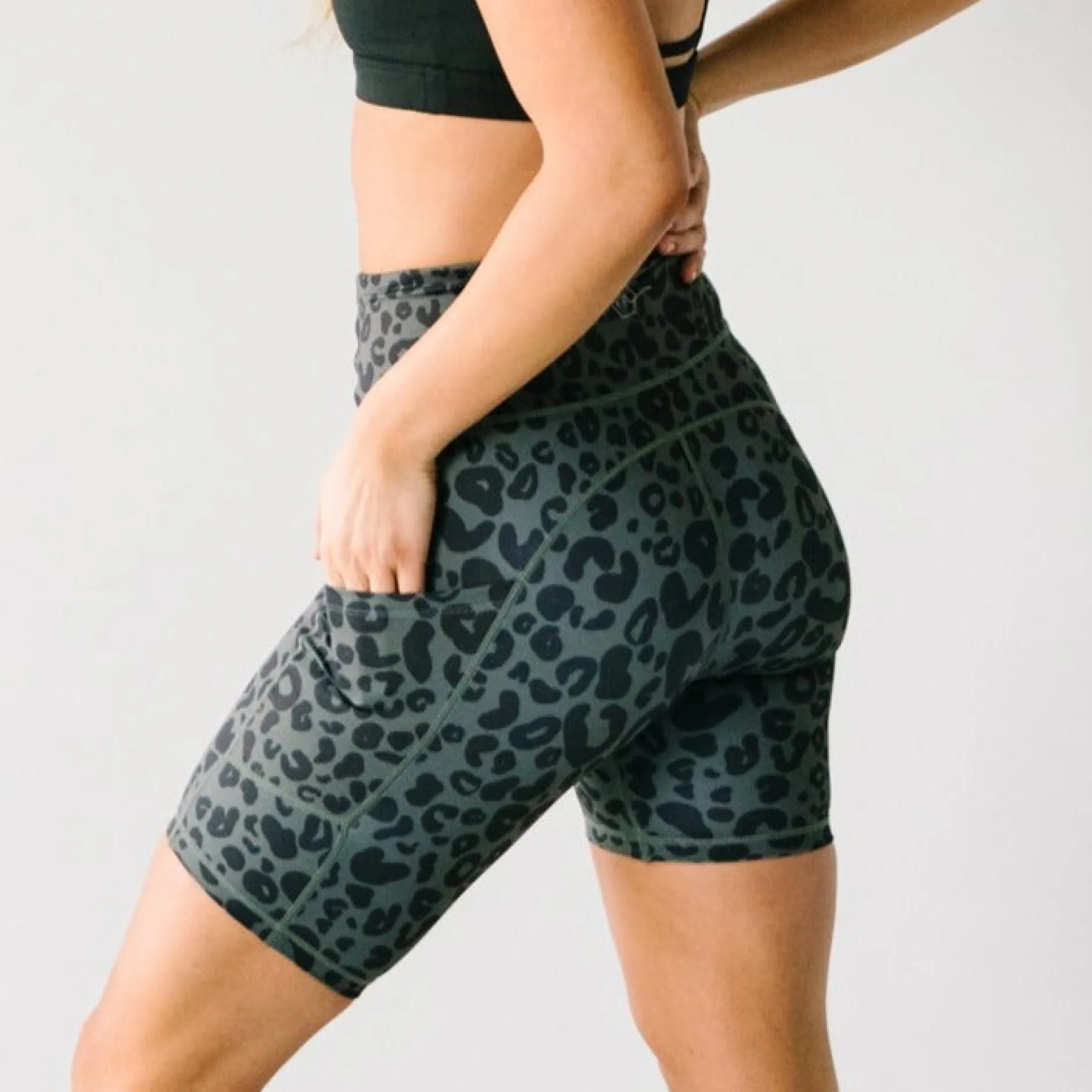 biker_shorts____grey_leop_0-1.webp Shorts>Maven Thread Biker Shorts - 8'' - Grey Leopard