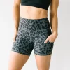Shorts>Maven Thread Biker Shorts - 4'' - Grey Leopard