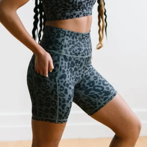 Shorts>Maven Thread Biker Shorts - 6'' - Grey Leopard