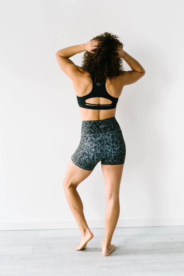 Shorts>Maven Thread Biker Shorts - 4'' - Grey Leopard