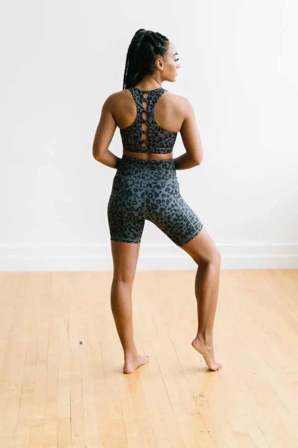 Shorts>Maven Thread Biker Shorts - 6'' - Grey Leopard