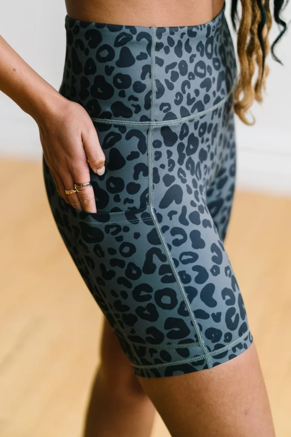 Shorts>Maven Thread Biker Shorts - 6'' - Grey Leopard