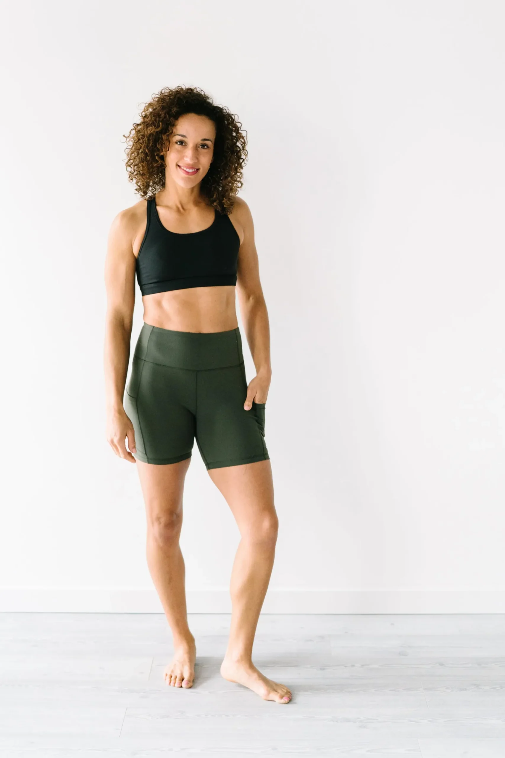 biker_shorts____olive_gre_2.webp Shorts>Maven Thread Biker Shorts - 8'' - Olive Green