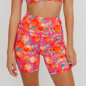 Shorts>Maven Thread Biker Shorts - 6'' - Tangerine