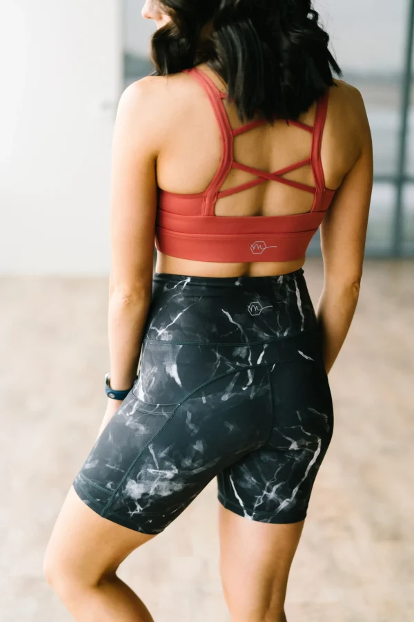 Shorts>Maven Thread Biker Shorts - 6''- Black Marble