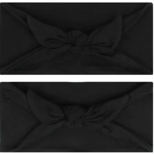Headbands>Maven Thread BLACK BASICS - 4'' Bow Headband