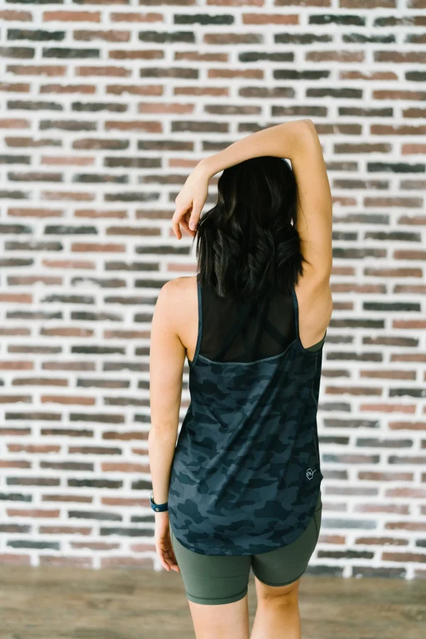 Tanks>Maven Thread Breathe Tank - Black Camo