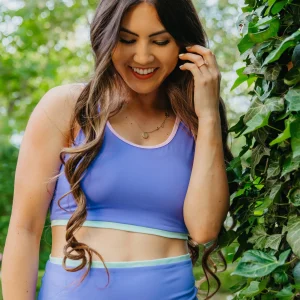 Swim Tops | Swim Tops>Maven Thread Coastal Bikini Top - Purple Colorblock