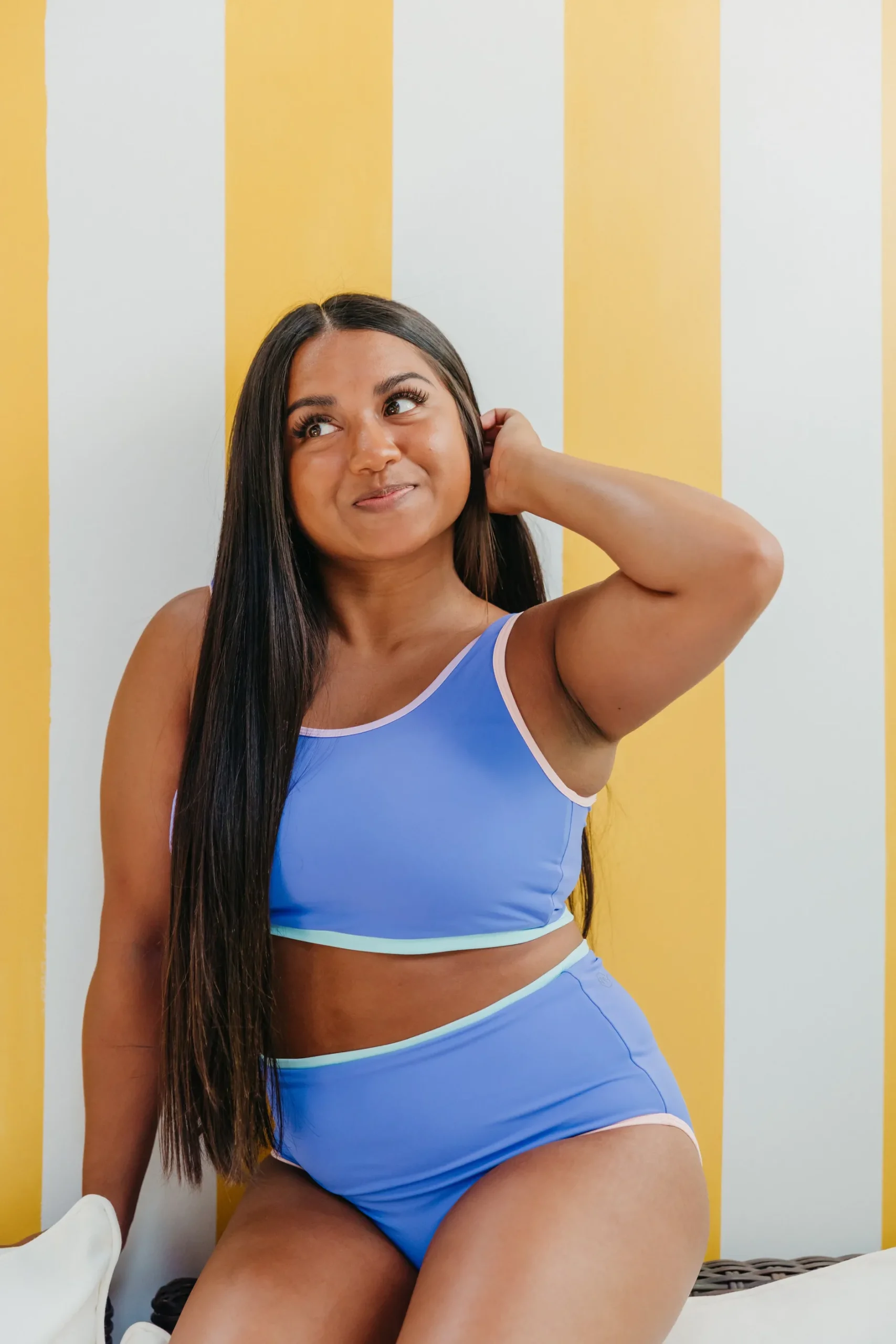 coastal_bikini_top__purpl_3.webp Swim Tops | Swim Tops>Maven Thread Coastal Bikini Top - Purple Colorblock