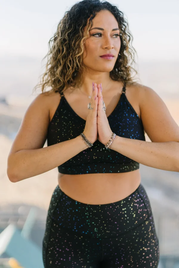 Sports Bras>Maven Thread Confidence Sports Bra - Rainbow Foil