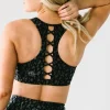 Sports Bras>Maven Thread Courage Sports Bra - Black w/Brown Leopard