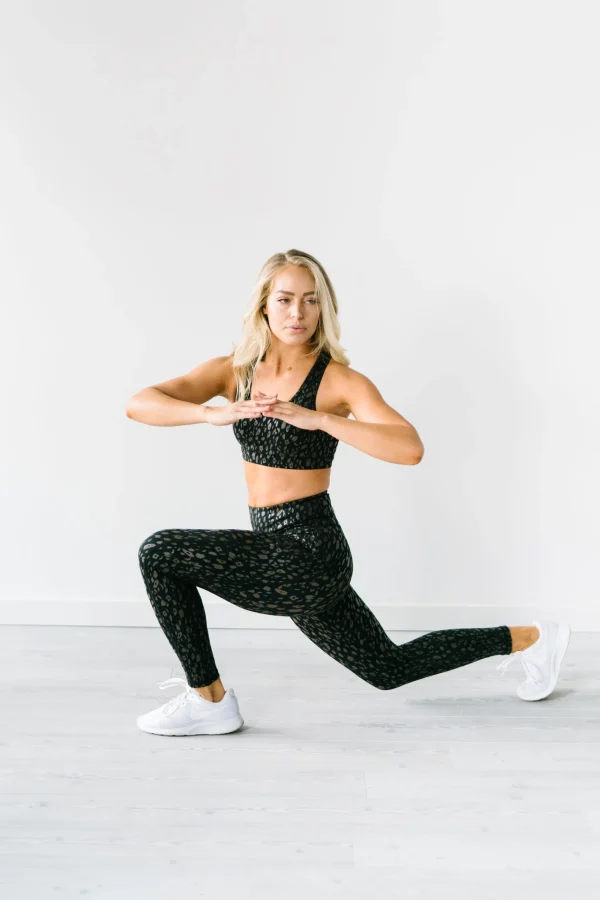 Sports Bras>Maven Thread Courage Sports Bra - Black w/Brown Leopard