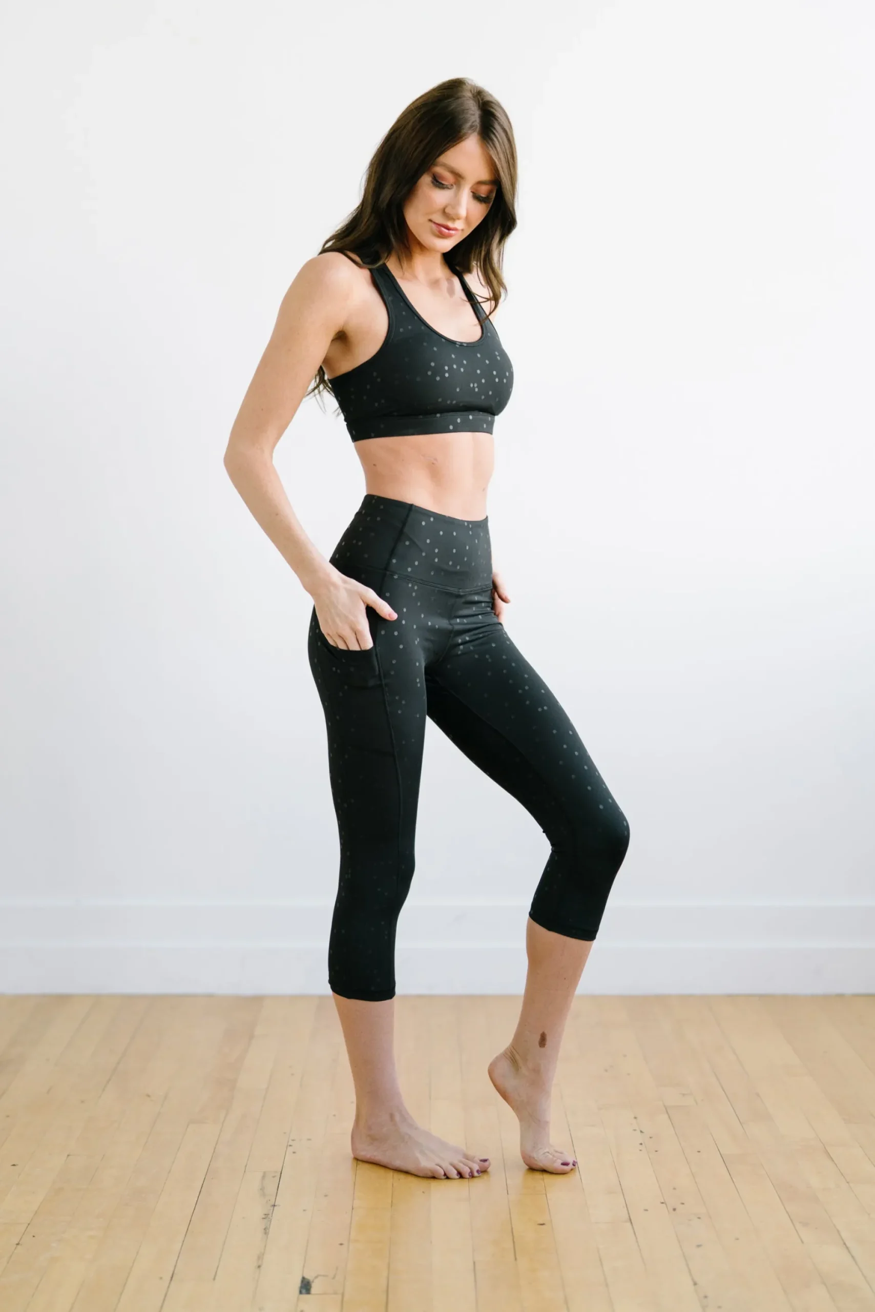 courage_sports_bra__black_7-1.webp Sports Bras>Maven Thread Courage Sports Bra - Black Dots