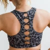 Sports Bras>Maven Thread Courage Sports Bra - Gray Leopard