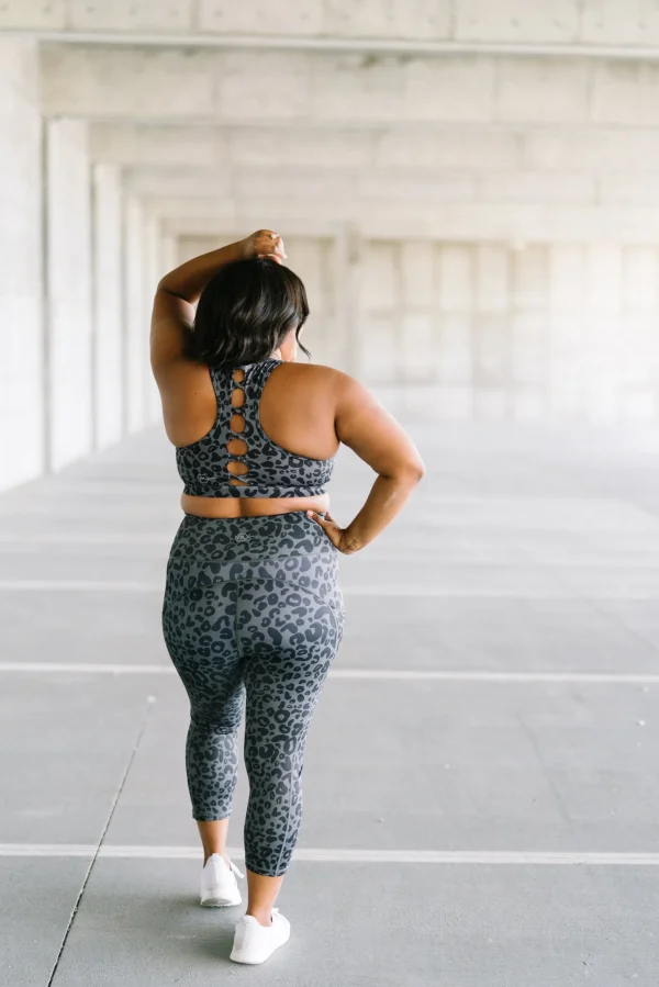 Sports Bras>Maven Thread Courage Sports Bra - Gray Leopard