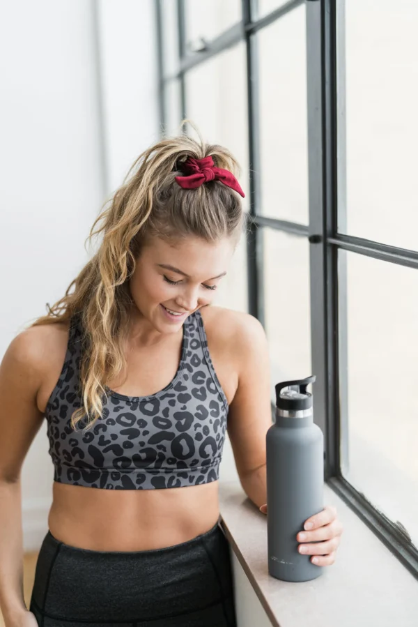 Sports Bras>Maven Thread Courage Sports Bra - Gray Leopard