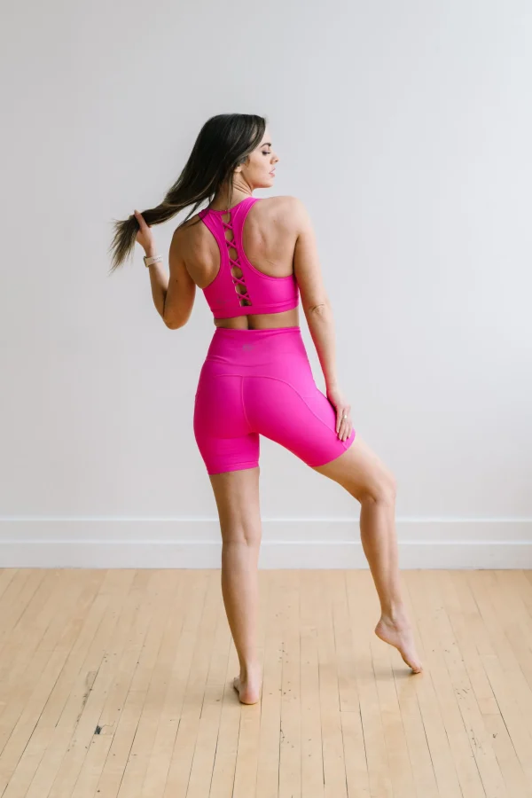 Sports Bras>Maven Thread Courage Sports Bra - Hot Pink