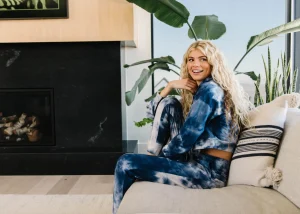 Hoodies + Sleep | Hoodies>Maven Thread Crop Hoodie - Navy Tie Dye