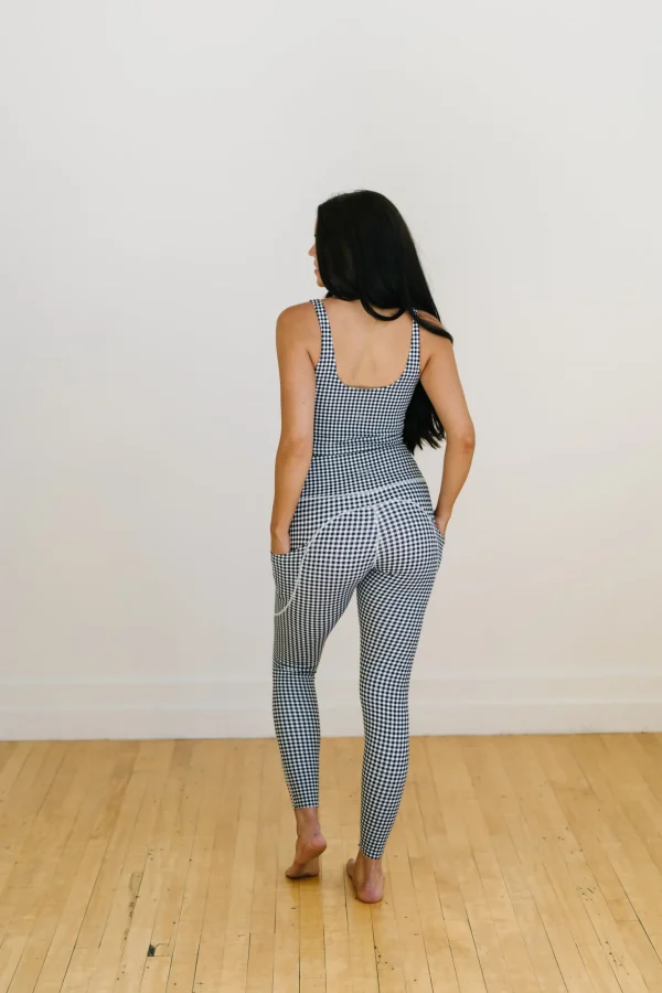 Sports Bras | Tanks>Maven Thread Crop Tank Sports Bra - Bu0026W Gingham