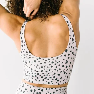 Sports Bras | Tanks>Maven Thread Crop Tank Sports Bra - Dalmatian