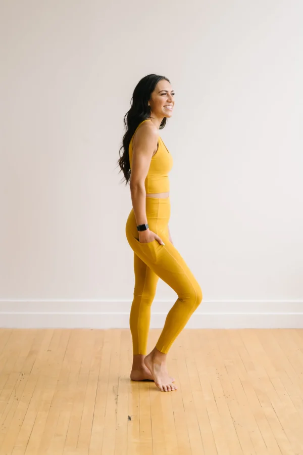 Sports Bras | Tanks>Maven Thread Crop Tank Sports Bra - Mustard