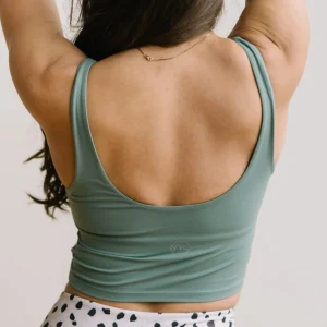 Sports Bras | Tanks>Maven Thread Crop Tank Sports Bra - Sage