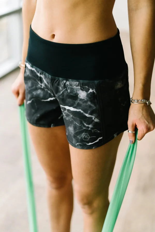 Shorts>Maven Thread Elite Shorts - 3.5'' - Black Marble
