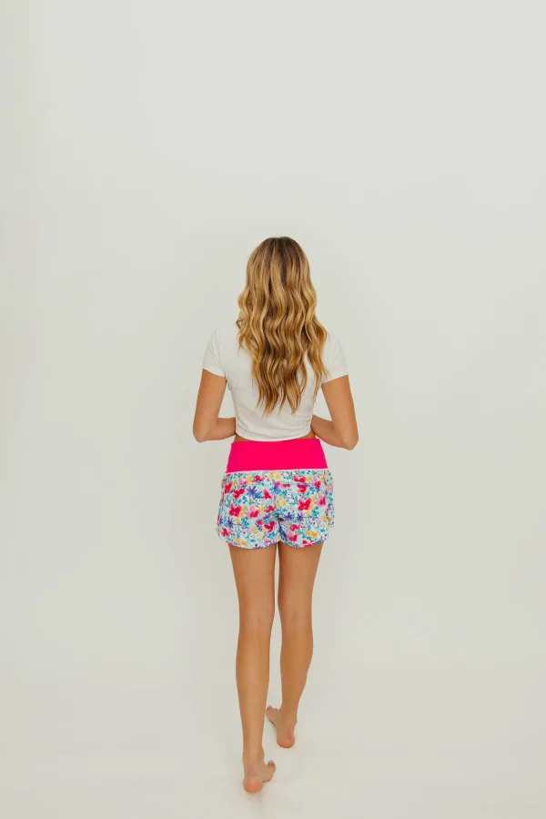 Shorts>Maven Thread Elite Shorts - 3.5'' - Hot Pink Floral