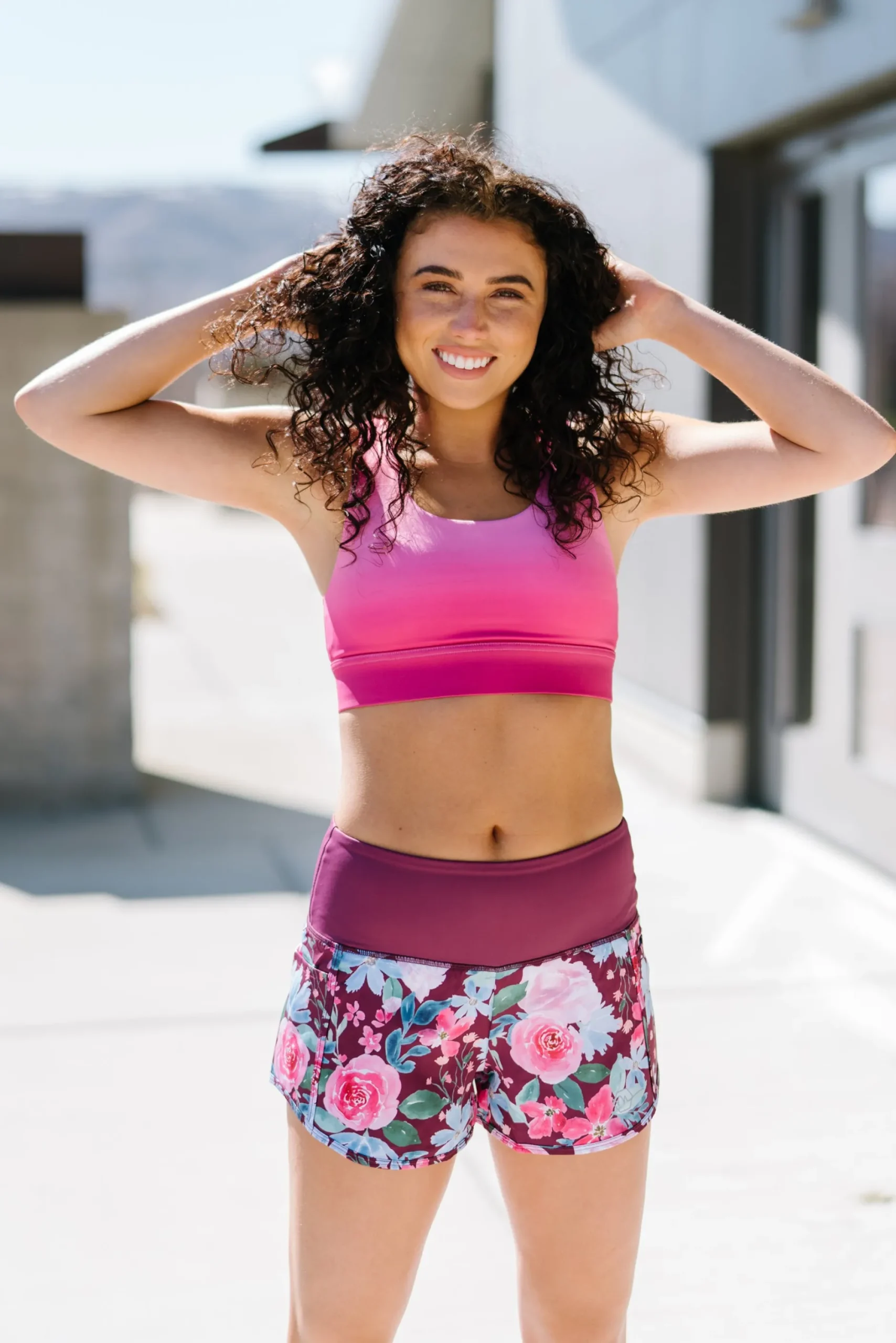 elite_shorts____maroon_fl_6.webp Shorts>Maven Thread Elite Shorts - 3.5'' - Maroon Floral