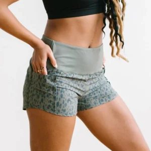 Shorts>Maven Thread Elite Shorts - 3.5''- Green Leopard
