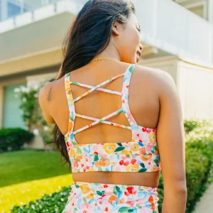 Sports Bras>Maven Thread Fearless Sports Bra - Watercolor Floral