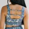 Sports Bras>Maven Thread Fierce Sports Bra - Silver Foil