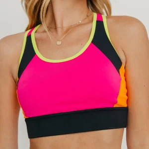 Sports Bras>Maven Thread Flex Sports Bra - Neon