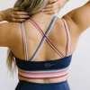 Sports Bras>Maven Thread Flow Sports Bra - Navy Rainbow