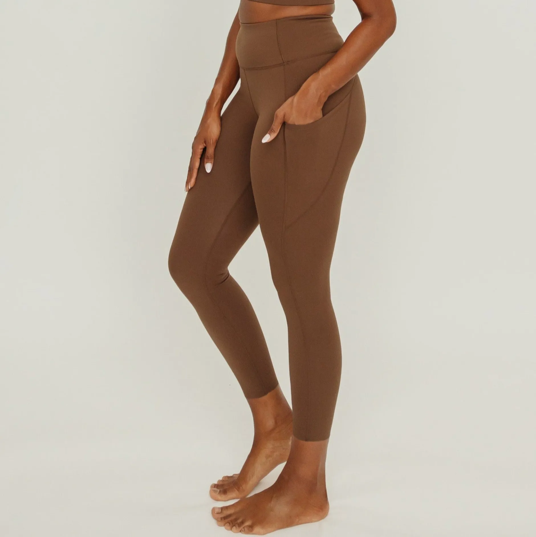 focus_leggings__brown_0.webp Leggings>Maven Thread Focus Leggings - Brown