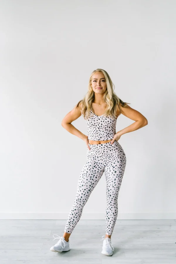 Leggings>Maven Thread Focus Leggings - Dalmatian