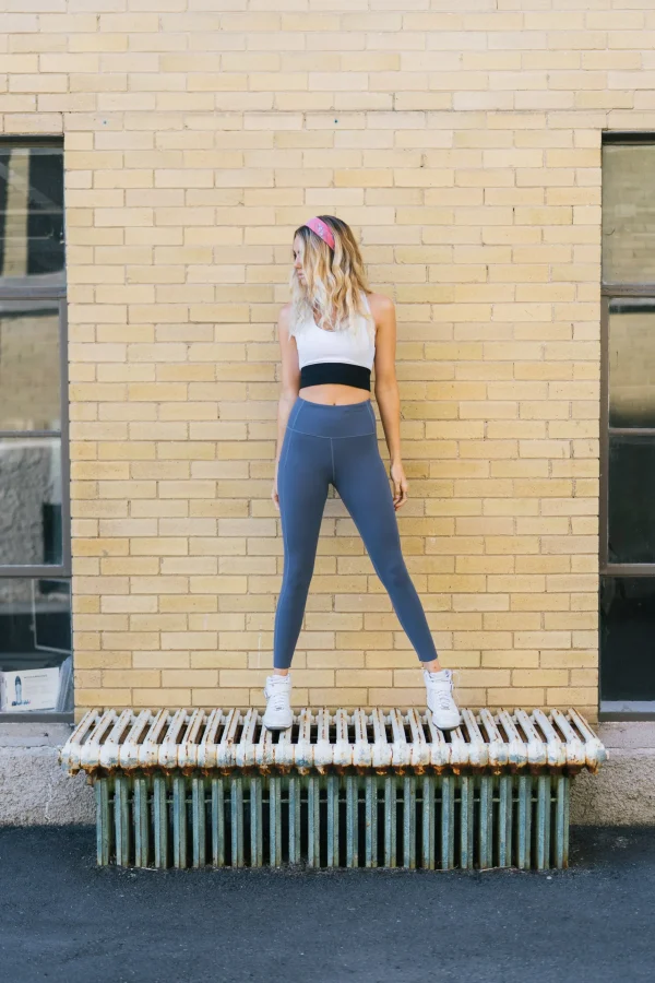 Leggings>Maven Thread Focus Leggings - Dusty Blue