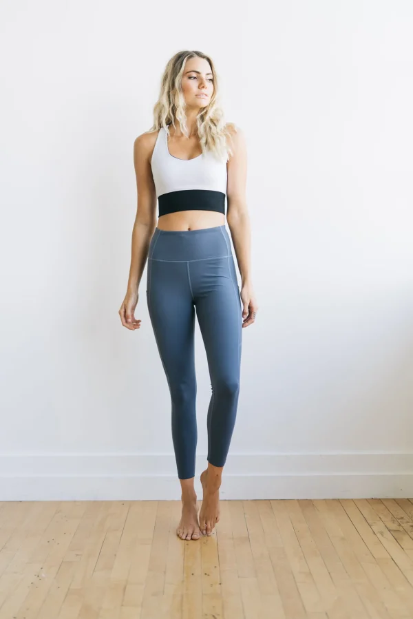 Leggings>Maven Thread Focus Leggings - Dusty Blue