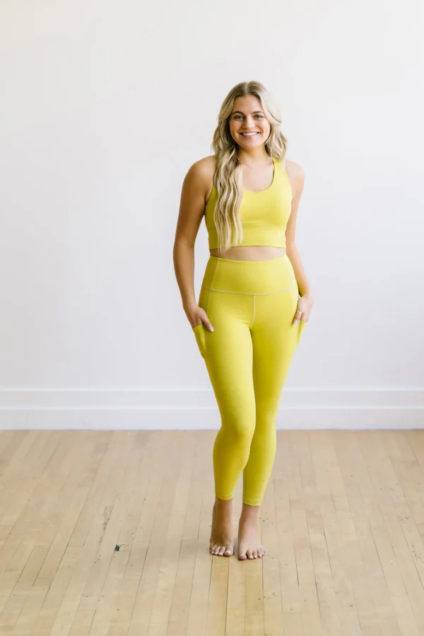 Leggings>Maven Thread Focus Leggings - Lime