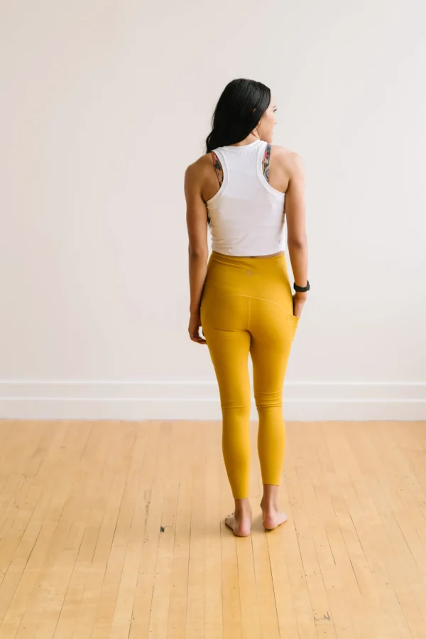 Leggings>Maven Thread Focus Leggings - Mustard