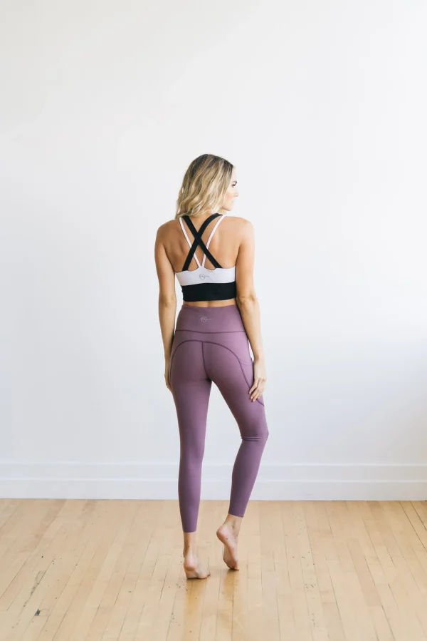 Leggings>Maven Thread Focus Leggings - Muted Plum