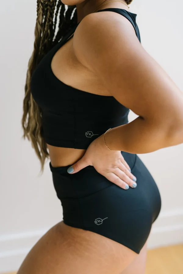 Swim Tops | Swim Tops>Maven Thread Henley Bikini Crop Top - Black
