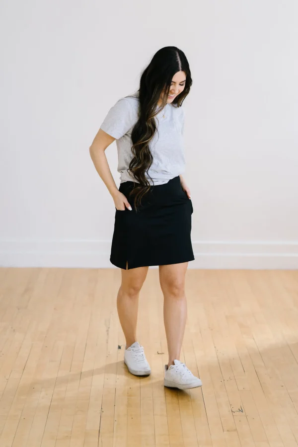 Skirts>Maven Thread High Rise Active Skirt - Black