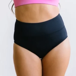 Swim Bottoms | Swim Bottoms>Maven Thread High Rise Bottoms - Black
