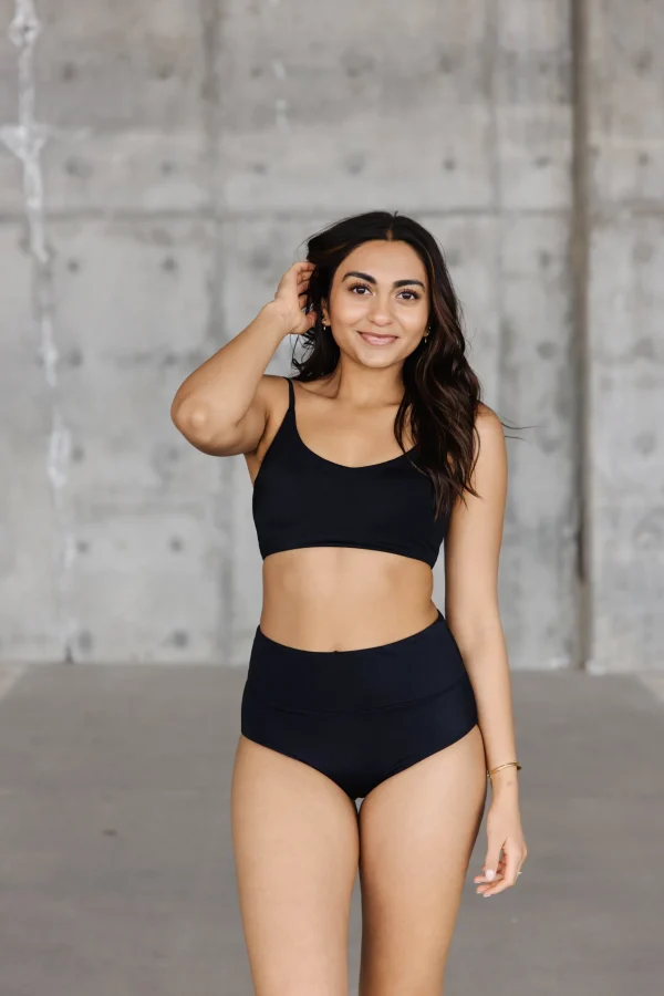 Swim Bottoms | Swim Bottoms>Maven Thread High Rise Bottoms - Black